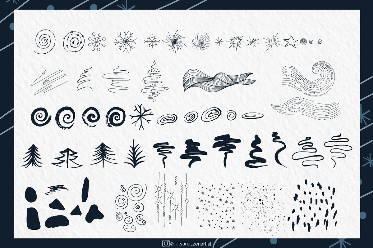 Abstract Winter Social Media Stories, a Social Media Template by Tatyana_Zenartist (Photo 3 of 12)