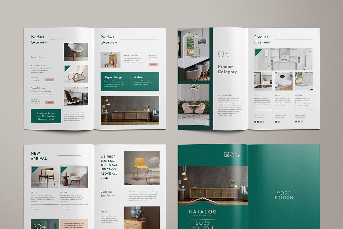 Elegant Catalog Template, a Brochure Template by BrochuresFactory (Photo 7 of 8)