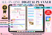 All-in-One Digital Planner, a Design Template by Ink Gallery (Thumbnail 1 of 9)