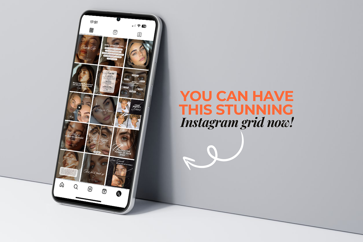 Lash and Brow Tech Canva Templates, a Social Media Template by DesignsbyMariaStudio (Photo 10 of 12)