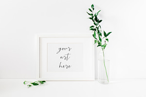 Mock Art Frame Photo
