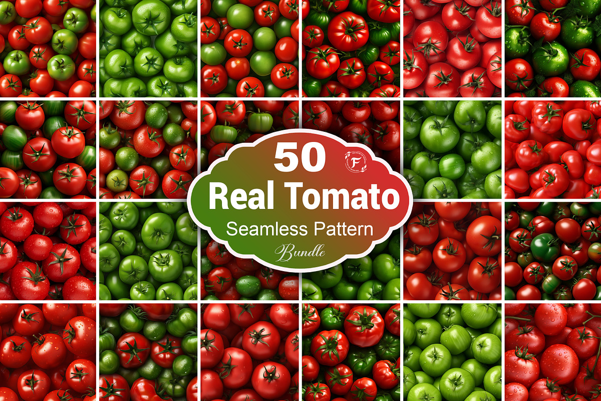 Tomato Seamless Pattern, a Pattern Graphic by Forhadx5 (Photo 1 of 7)