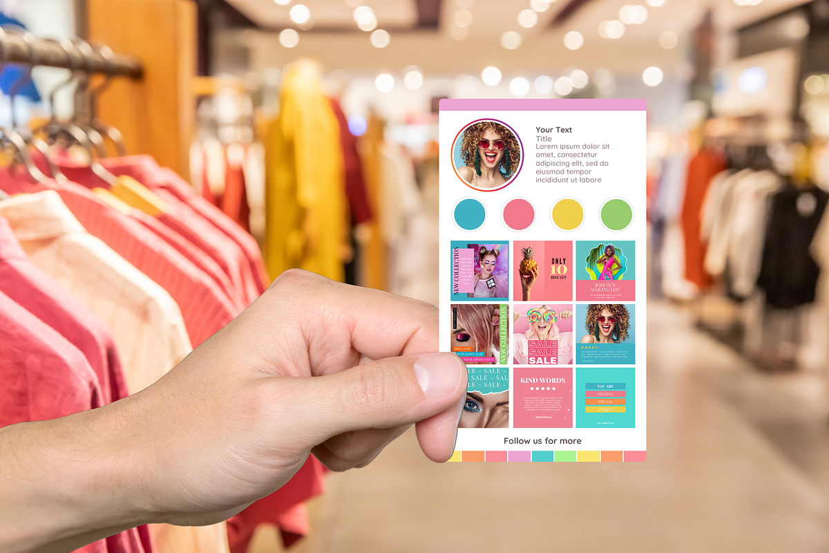 Business Card Template - Colorful, a Business Card Template by SunshineStudioBoutique (Photo 7 of 9)