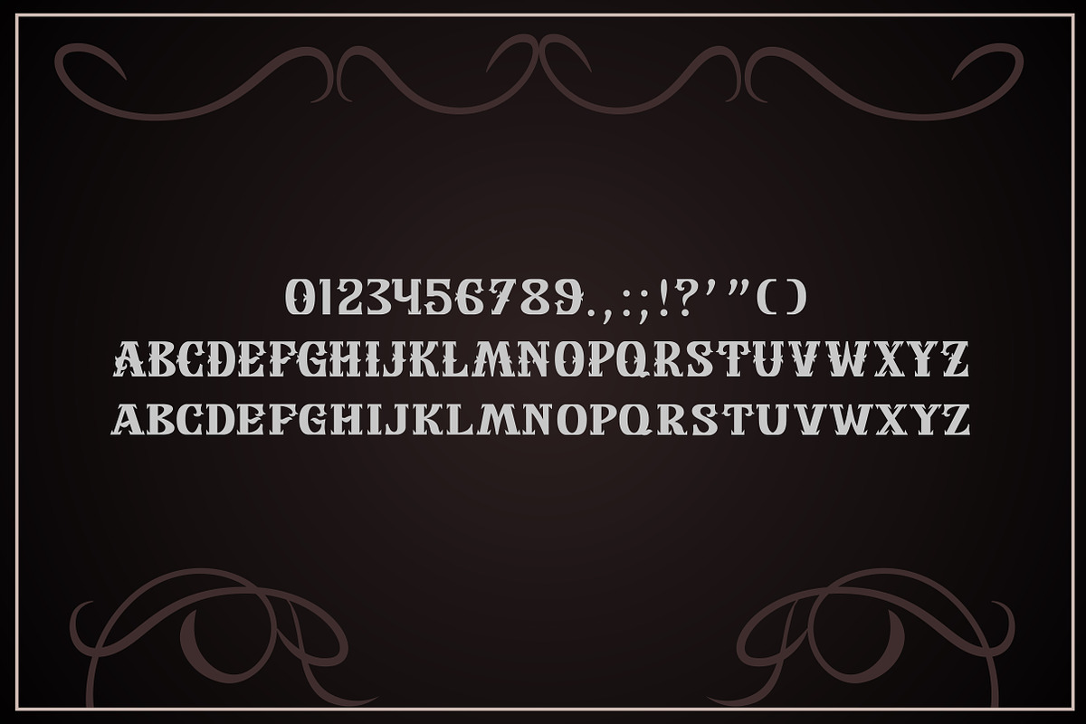 Whiskey font preview 2