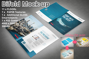 Bifold Brochure Mockup