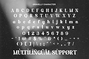 Gravelly - Bold Retro Font, a Serif Font by RagamKata (Thumbnail 9 of 10)