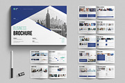 Business Brochure Template Landscape, a Brochure Template by E-Type (Thumbnail 1 of 7)