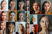 86 Split faces, a Beauty & Fashion Photo by Handmadefont (Thumbnail 2 of 13)
