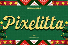 Pixelitta - Pixel Script Font