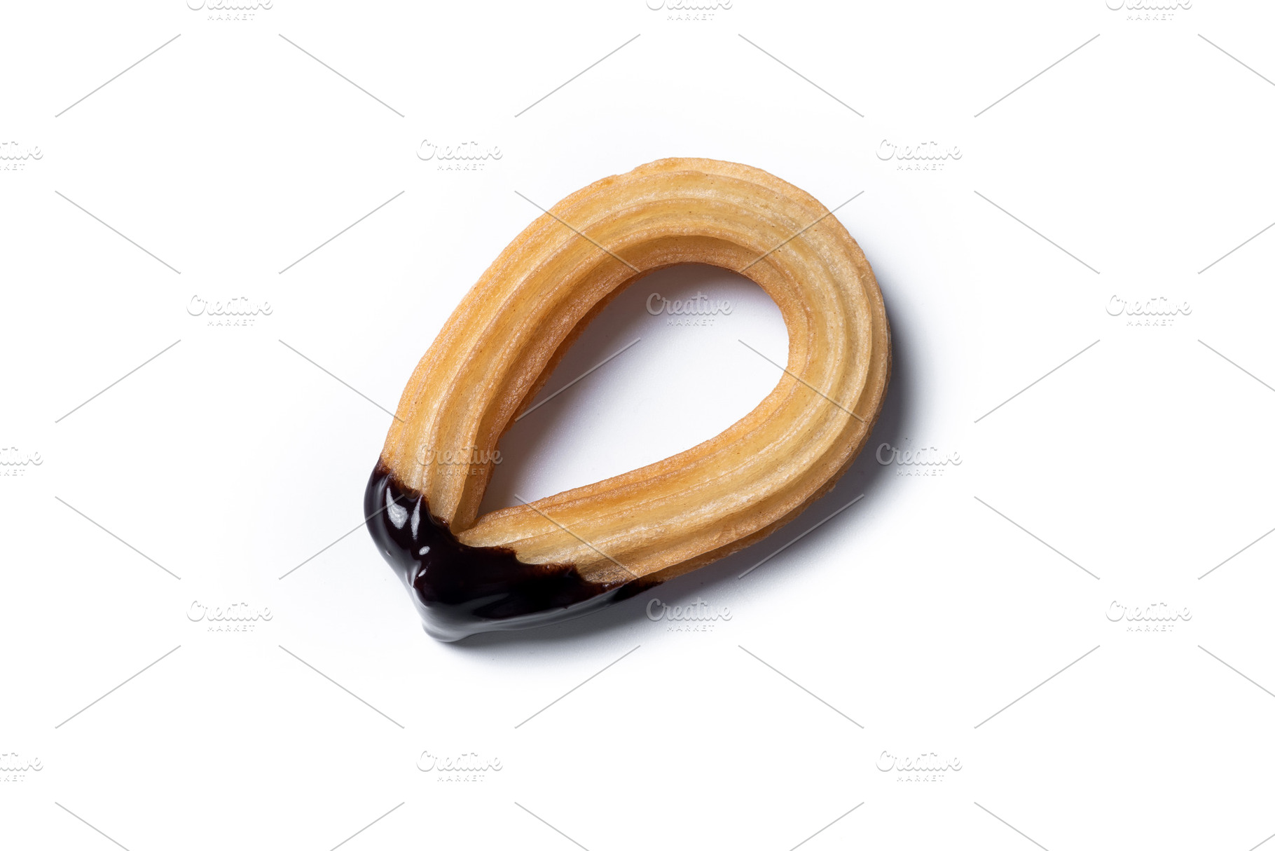 Traditional Spanish churros with chocolate, a Food & Drink Photo by etorres69