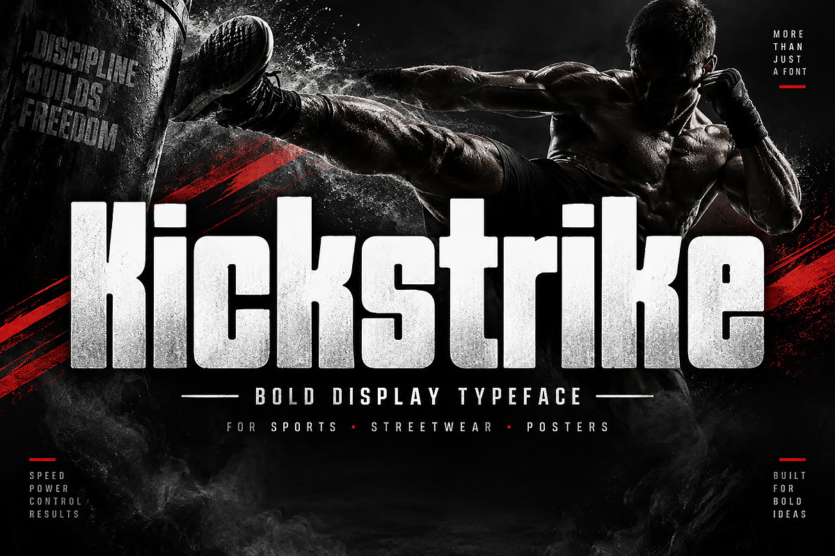 Kickstrike, a Script Font by Wow Magic (Photo 1 of 5)