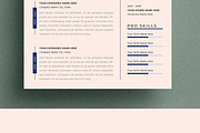 Resume Template Layout, a Resume Template by ContestDesign (Thumbnail 3 of 4)