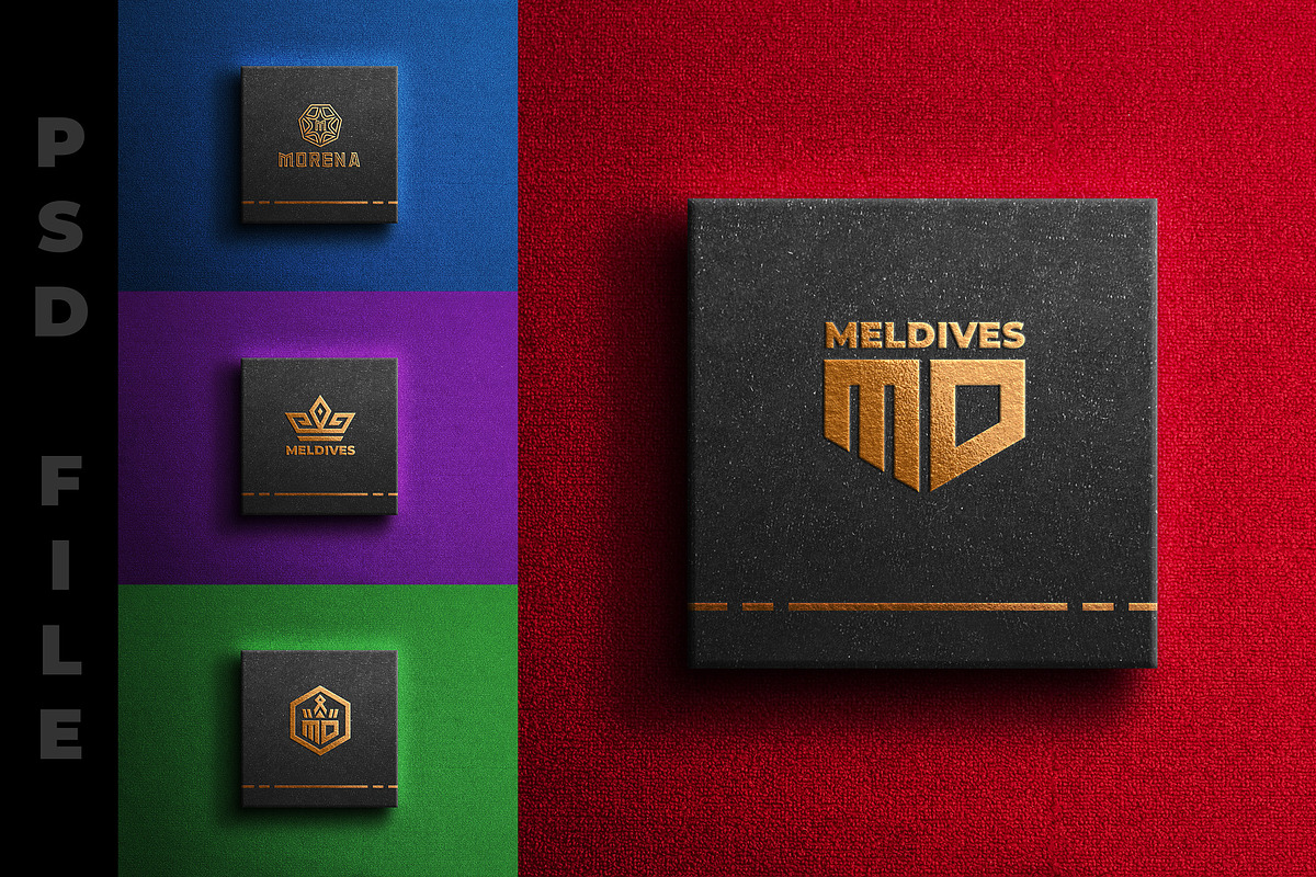 Realistic Mockup Luxury Box, a Packaging Mockup by Artlogs x Modaldesain (Photo 1 of 5)