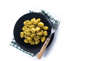 Gnocchi with pesto sauce, a Food & Drink Photo by etorres69