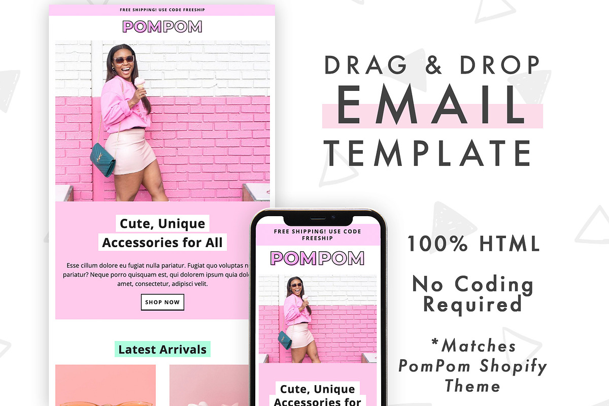 Email Newsletter Template Mailchimp, an Email Template by ltsdesigns (Photo 1 of 3)