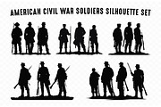 American Soldier Silhouette SVG Set, a Person Illustration by Gfx Expert Team (Thumbnail 3 of 3)