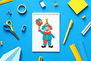 Circus Clipart PNG Carnival Arts, a Decorative Illustration by QM_ART (Thumbnail 5 of 7)