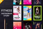 Fitness Instagram Story Templates, a Social Media Template by Jaisivakumar (Thumbnail 1 of 6)