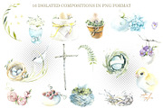 Watercolor Easter, an Animal Illustration by Budogoshch (Thumbnail 3 of 5)