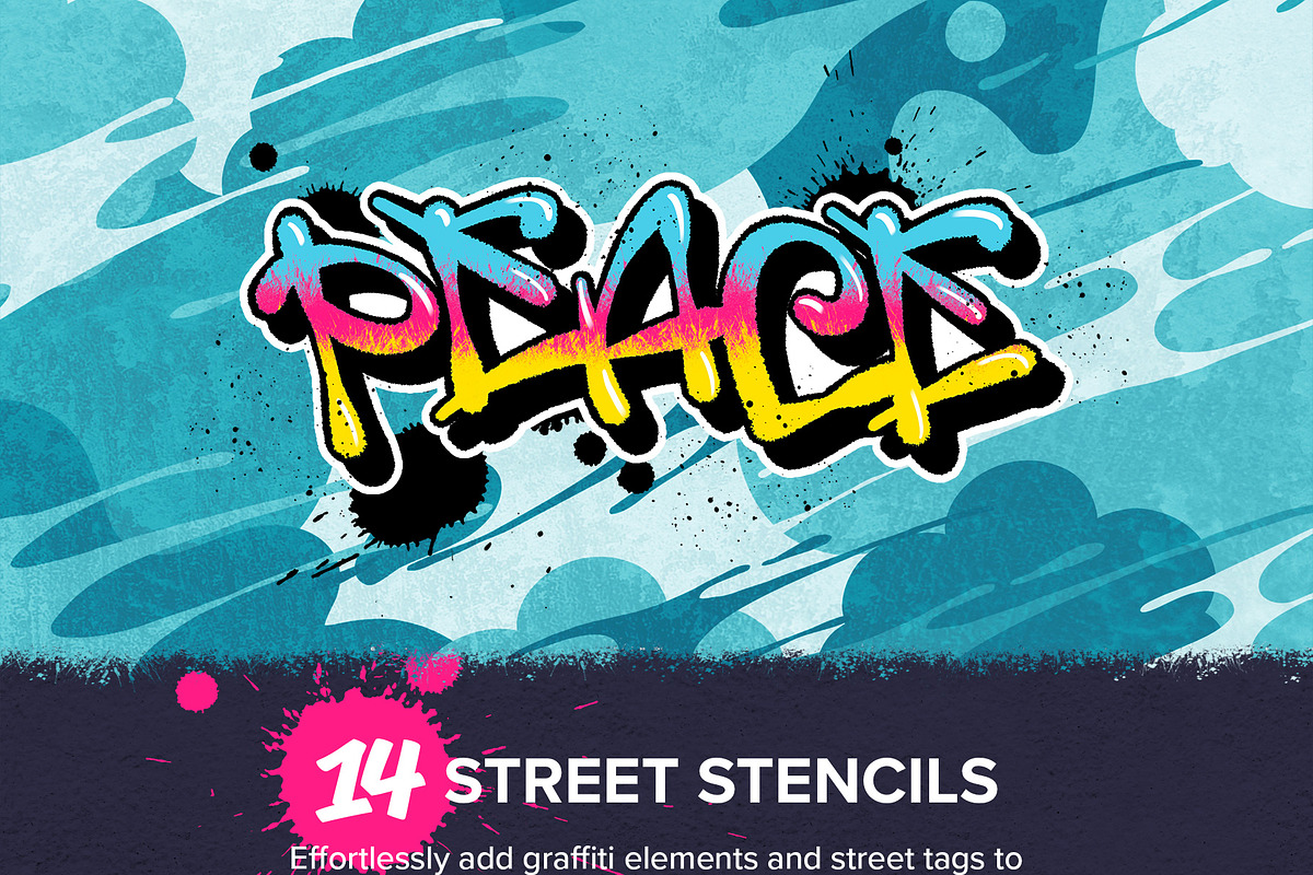 Graffiti Lettering Brush Toolbox, a Brush Add-On by Nico-Ng (Photo 12 of 20)