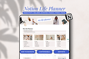 Notion Life Planner Template, an App Template by The Thrive Society (Thumbnail 1 of 10)