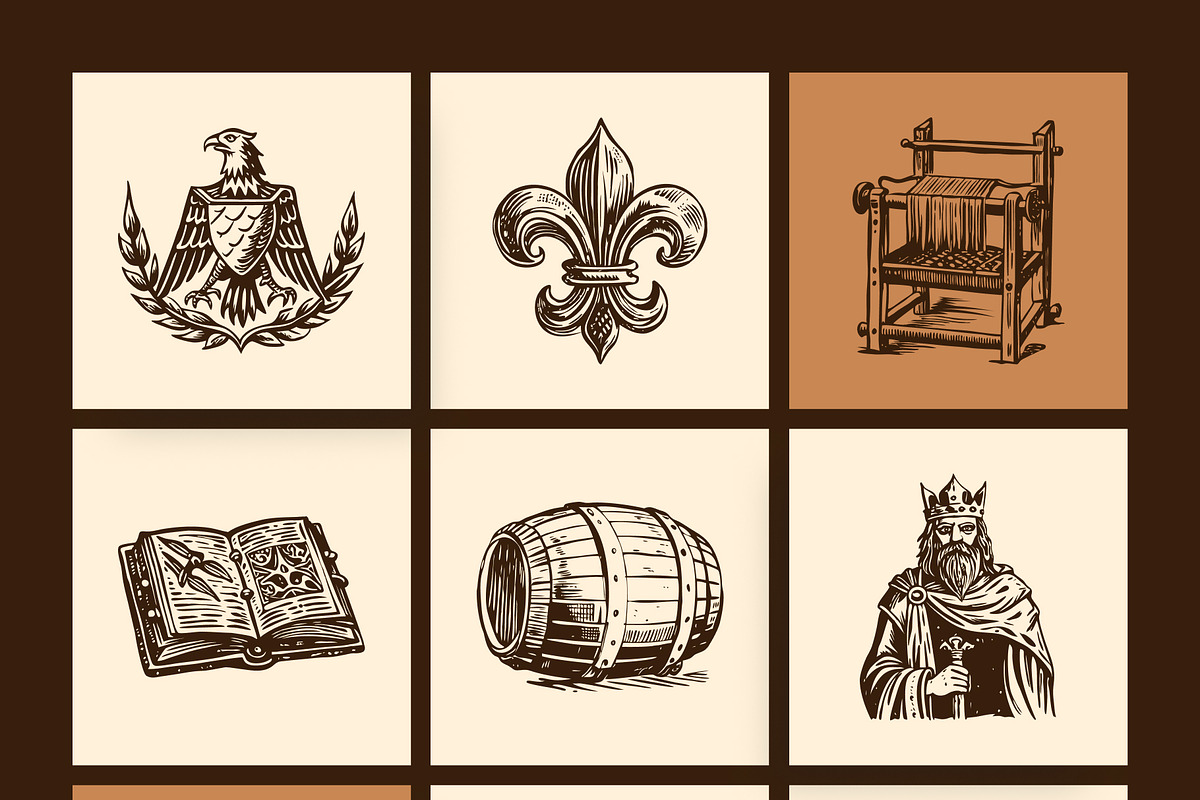 Vintage Cultures and Civilization, a Person Illustration by Creative Stall (Photo 18 of 33)