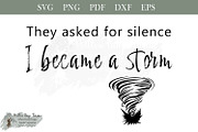 I became a storm witchy svg, an Object Illustration by Willow Paige Farms (Thumbnail 1 of 8)