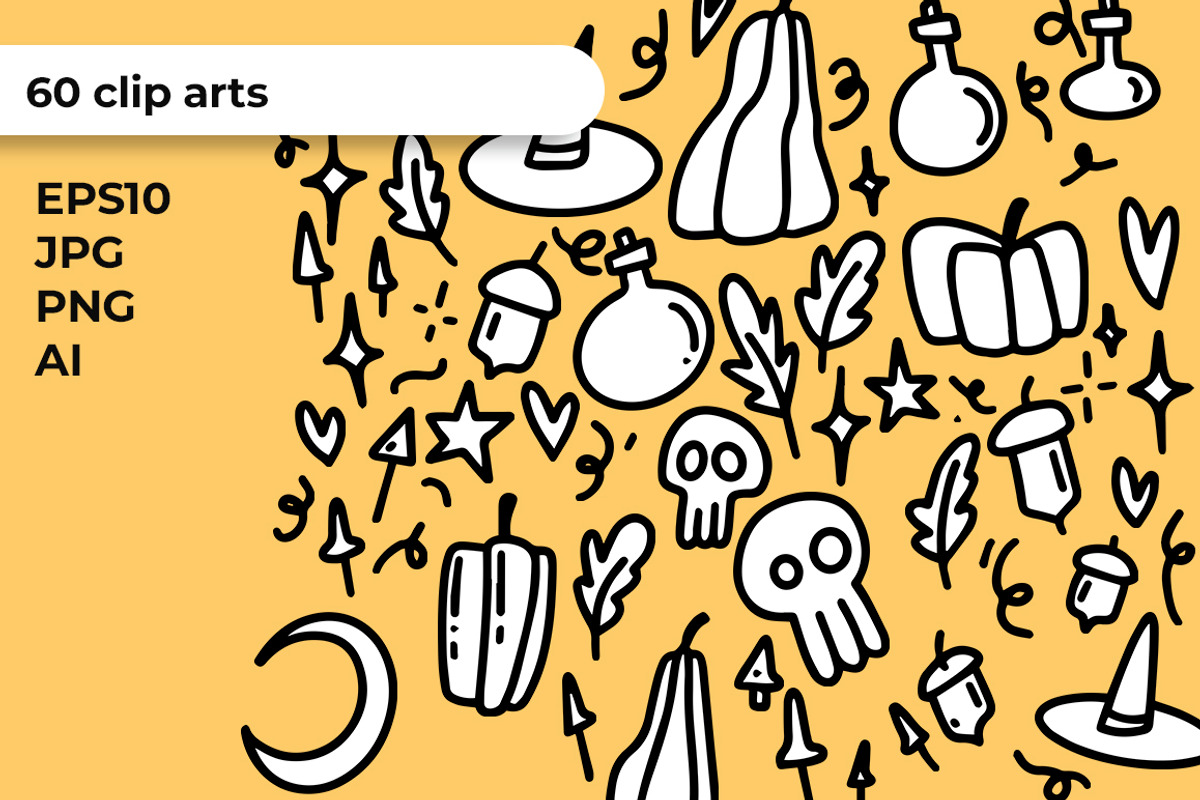 Kitty Halloween! halloween clipart, a Wallpaper Graphic by Ja Polina ArtShop (Photo 6 of 14)