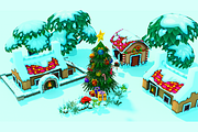 Cartoon Christmas Farm, an Environmental 3D Model by Souchenki (Thumbnail 23 of 29)