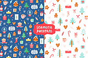 Winter holidays decorations set, a Pattern Graphic by Stolenpencil (Thumbnail 3 of 4)