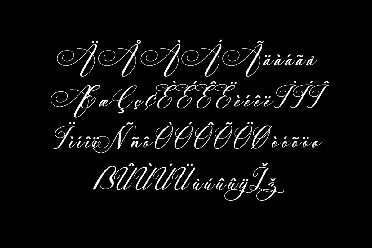 Symphony Romance Calligraphy Font, a Handwritten Font by UICreative (Photo 5 of 13)