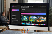 AI Image Generator Dashboard, an UI Kit Template by twinstd (Thumbnail 5 of 5)
