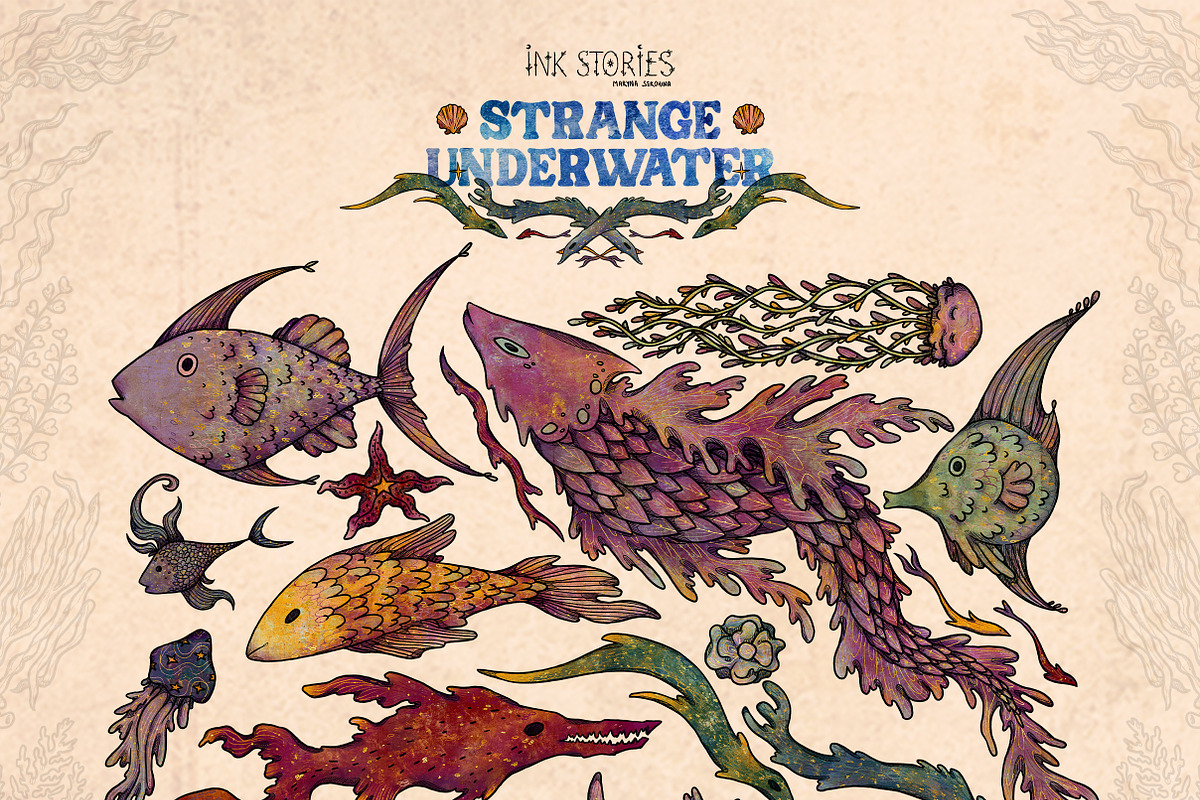 Strange Underwater, an Animal Illustration by Ink Stories (Photo 2 of 20)