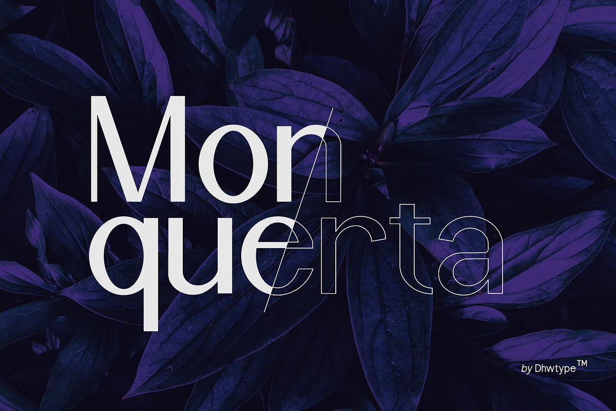 Monquerta, a Serif Font by Dhwstd (Photo 1 of 6)