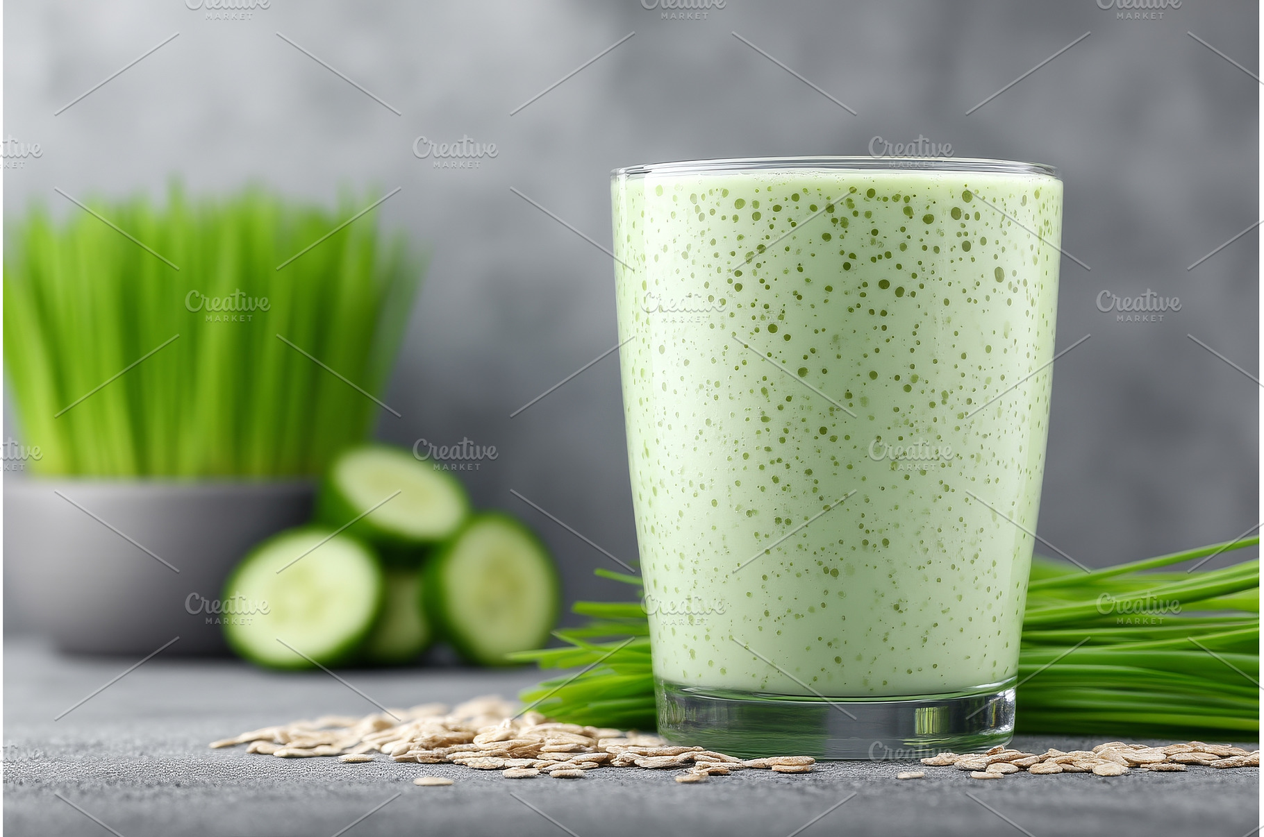 A healthy vegan smoothie made with, a Food & Drink Photo by ZinetroN