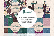 Night Forest Clipart | Forest Witch, a Decorative Illustration by GlamArtZhanna (Thumbnail 3 of 3)