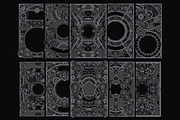 10 mecha poster template, an Illustration by the-sastra (Thumbnail 1 of 4)