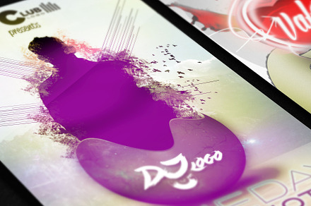 DJ flyer template