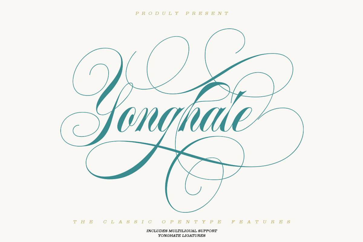 Yonghate, a Script Font by IRF Lab Studio (Photo 1 of 6)