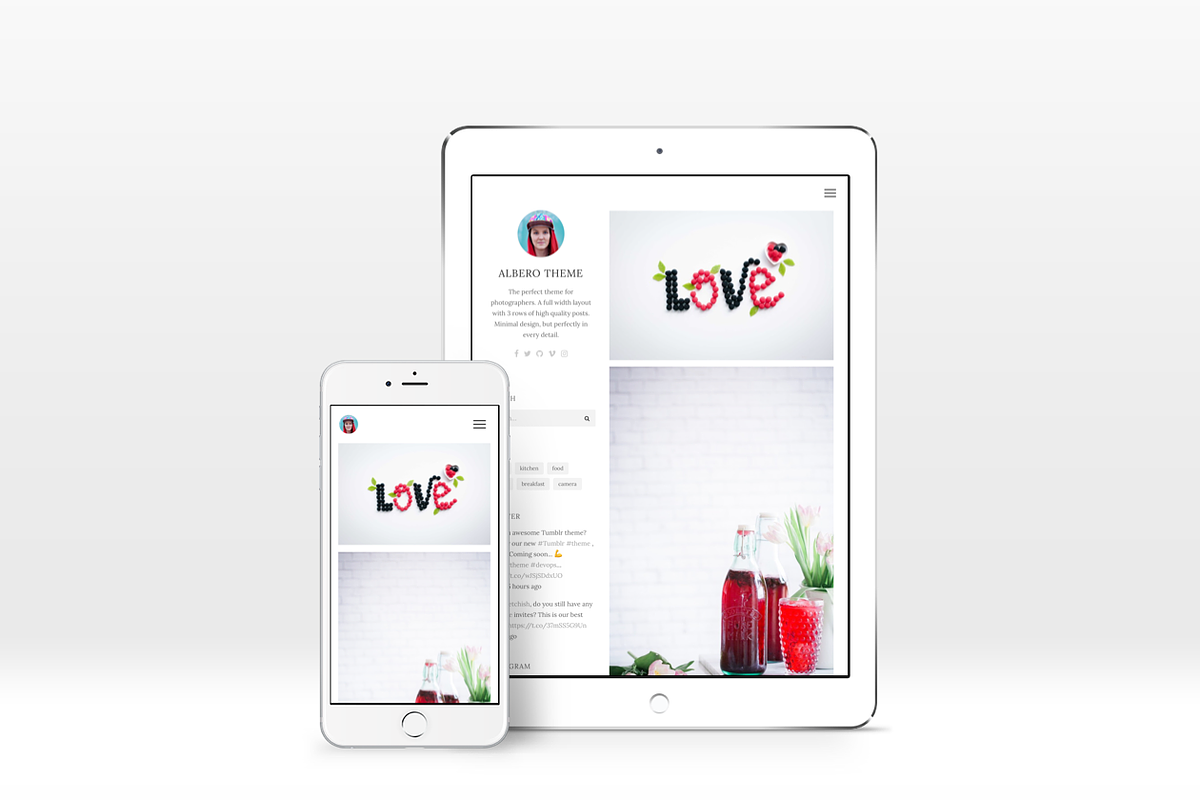 Albero Tumblr Theme, a Websites & App Template by Dabu Themes (Photo 3 of 8)
