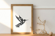 Humming Bird Vector Bundle, an Animal Illustration by DIYnArtShop (Thumbnail 5 of 6)