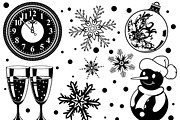 Christmas Decor Elements, a Solid Icon by TAlex (Thumbnail 5 of 7)