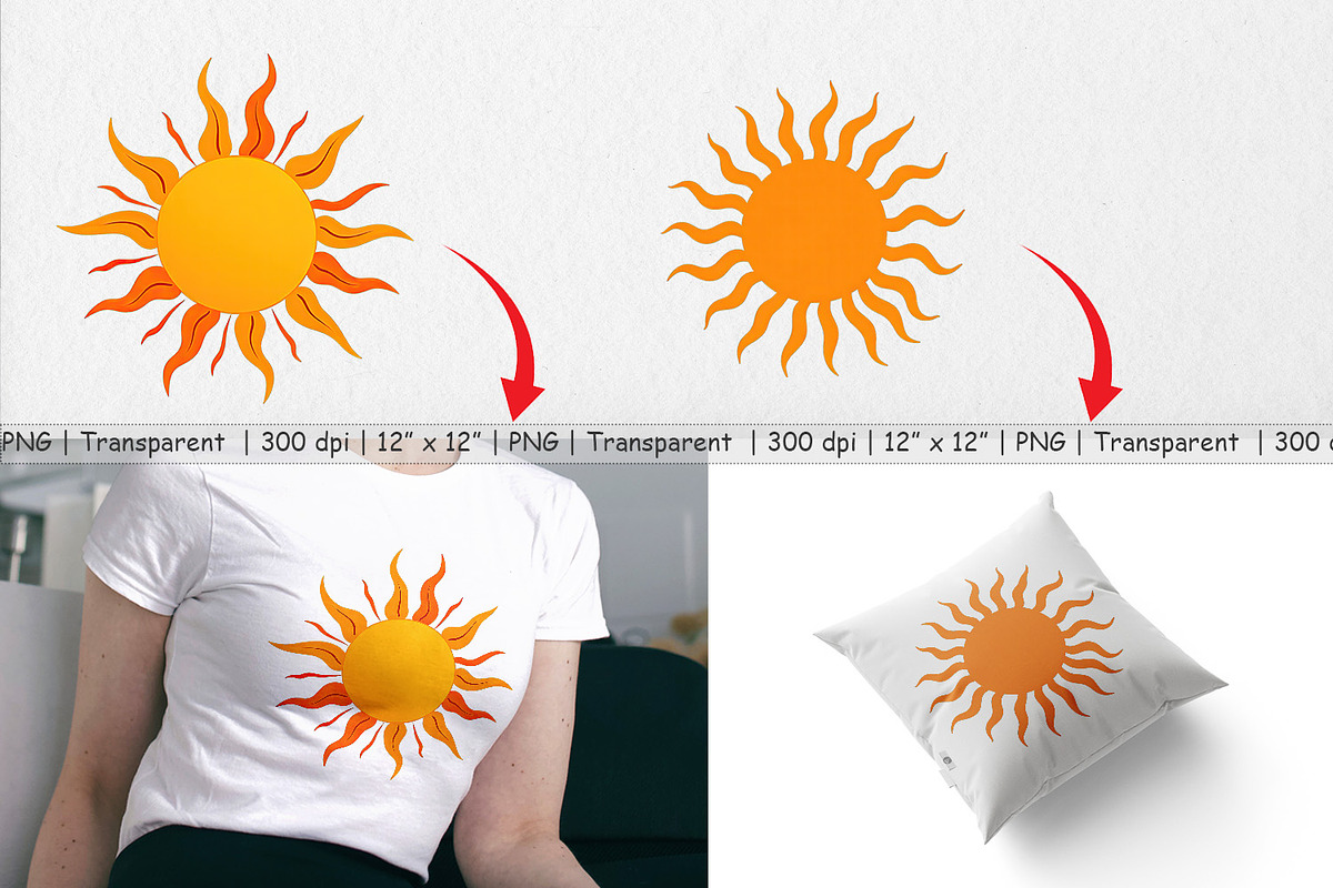 Spiral Sun Clipart, a Graphic by Artnoy (Photo 3 of 5)