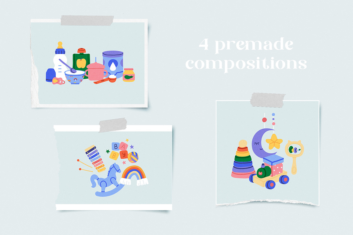 Infant Vector Big Bundle: 70% OFF, an Object Graphic by My.Ordinarty (Photo 17 of 23)