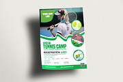 Tennis Camp Flyer Template, a Flyer Template by Creativpixl (Thumbnail 3 of 4)
