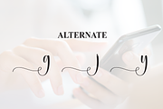 Holding | Script Font, a Handwritten Font by Scratchones (Thumbnail 8 of 9)