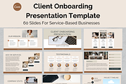 Client Onboarding Canva Presentation, a Presentation Template by Social Assumptions (Thumbnail 1 of 7)