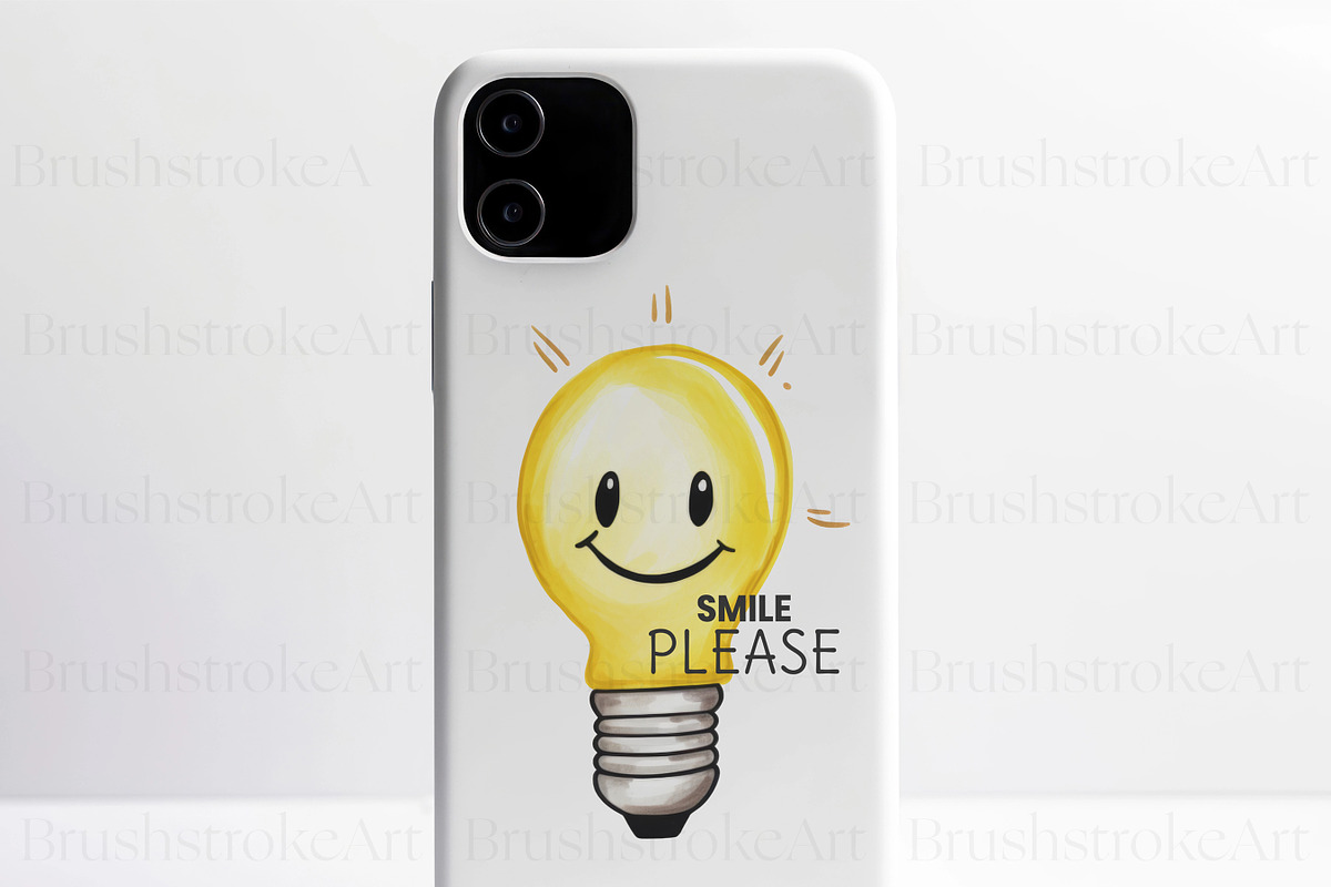 Light Bulb Clipart, Vintage Bulb PNG, an Object Illustration by BrushstrokeArtGB (Photo 9 of 9)
