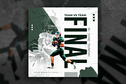 Match day social media flyers, a Social Media Template by Tanmoy Topu (Thumbnail 2 of 11)