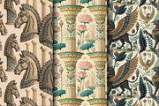 Early world. Seamless pattern set., a Pattern Graphic by Designs by Helen Trupak (Thumbnail 2 of 8)